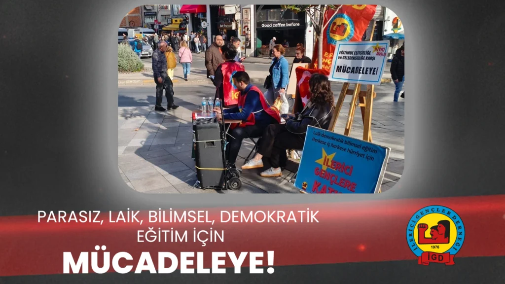 İGD Stanttan Sesleniyor: Gençlik Geleceğini İstiyor! 1 web site stant 6 12 25